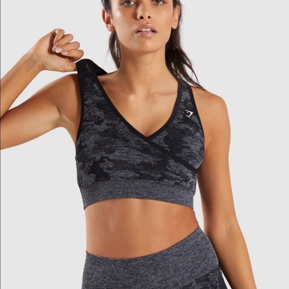 Gymshark adapt camo sports bra XS